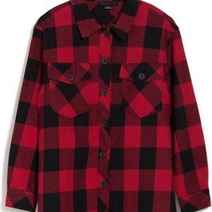 Sanctuary - Red Flannel Shacket